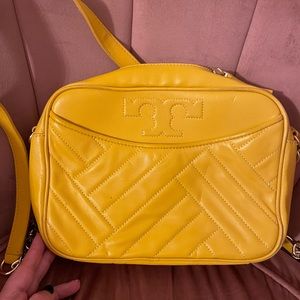 Tory Burch yellow crossbody bag